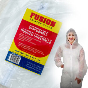 DISPOSABLE HOODED COVERALLS